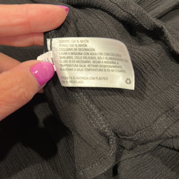 Knox Rose tassel tie front dress with button long sleeves - Picture 7 of 8